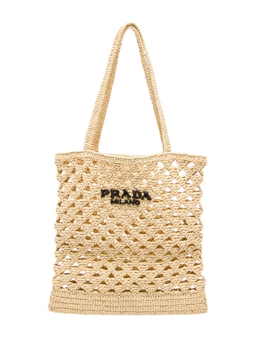 Prada Raffia Grass Evening Bag