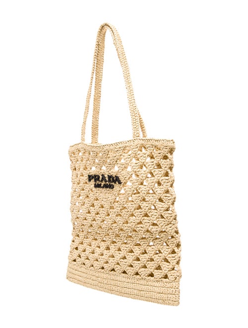 Prada Raffia Grass Evening Bag