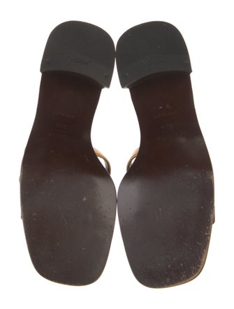 Prada Leather Gladiator Sandals