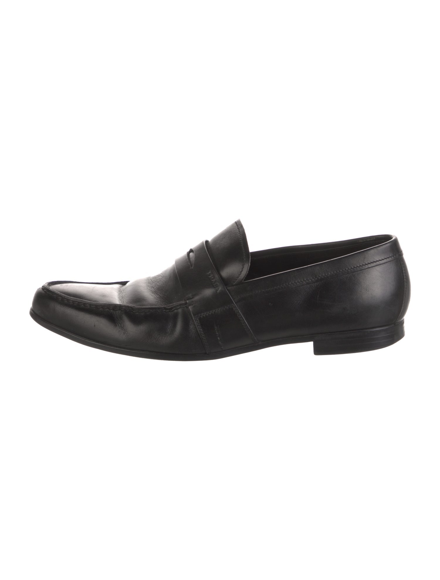 Prada Leather Dress Loafers
