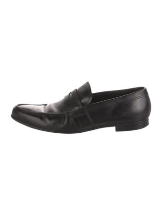 Prada Leather Dress Loafers
