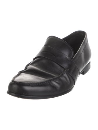 Prada Leather Dress Loafers
