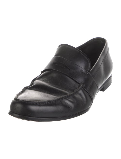 Prada Leather Dress Loafers
