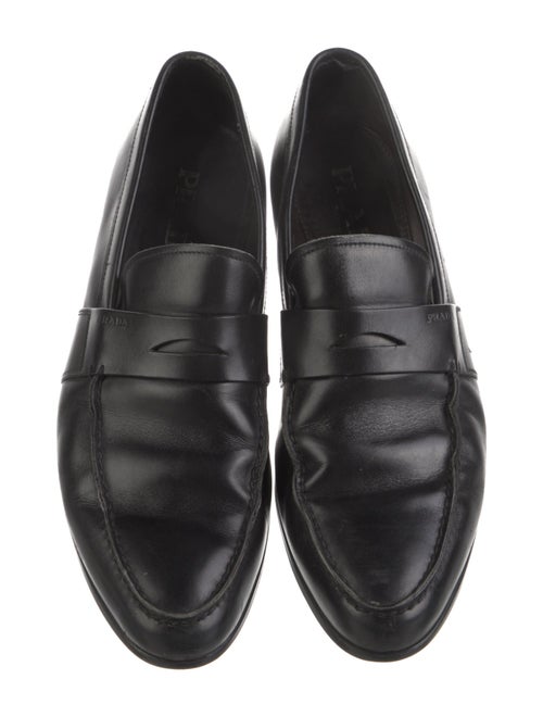 Prada Leather Dress Loafers