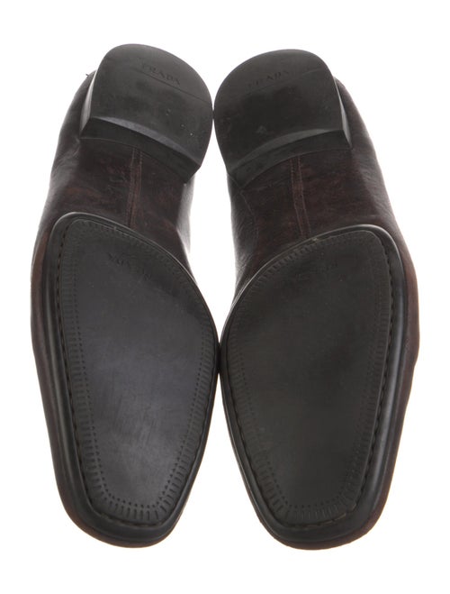 Prada Leather Dress Loafers