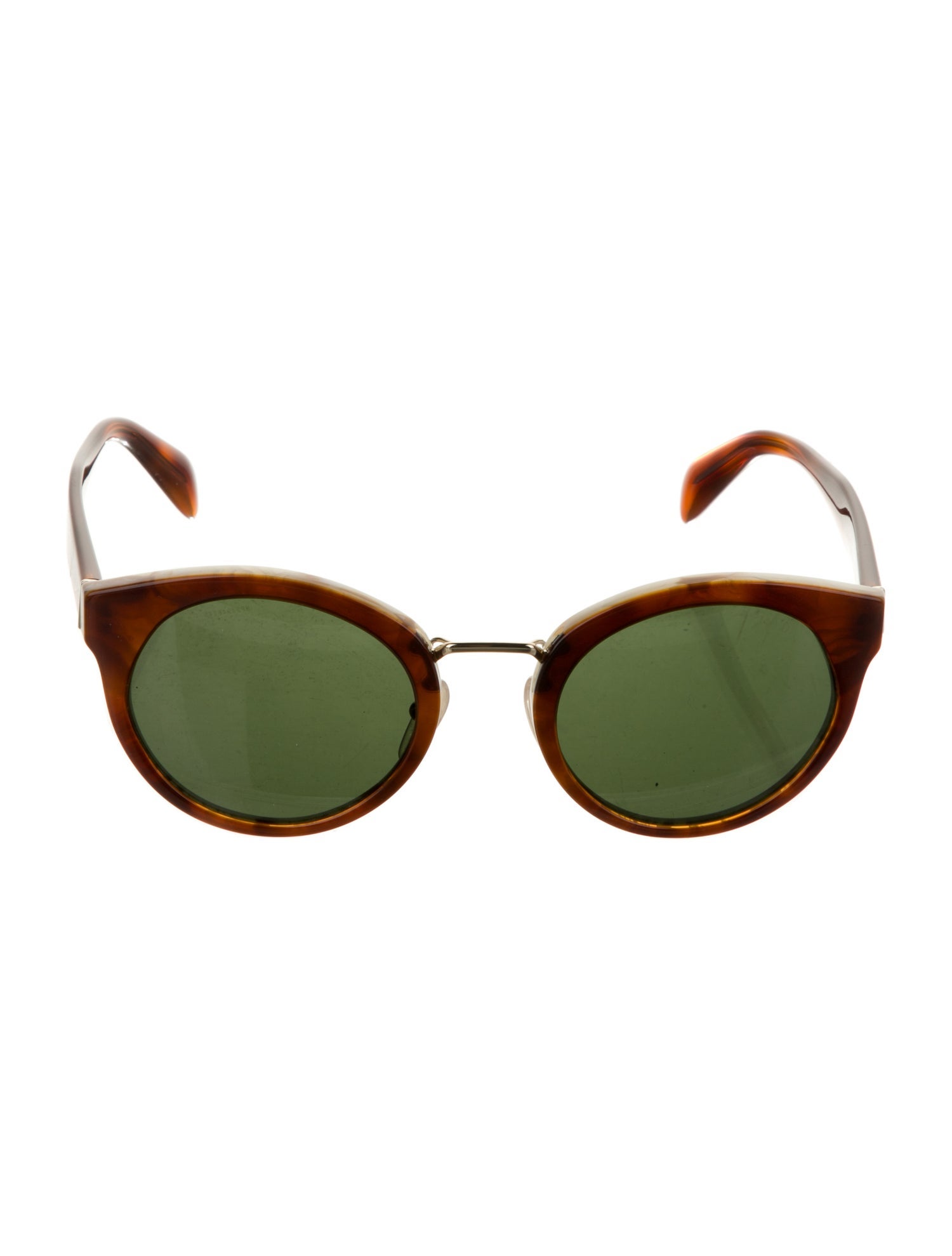 Prada Round Tinted Sunglasses