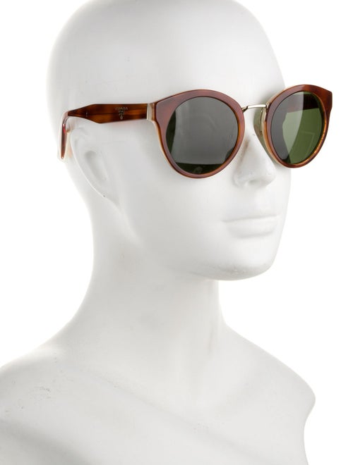Prada Round Tinted Sunglasses