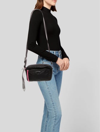 Prada Vela Nylon Crossbody Bag