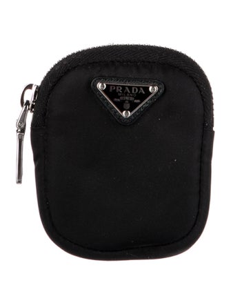 Prada Nylon Logo Coin Pouch