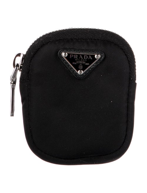 Prada Nylon Logo Coin Pouch