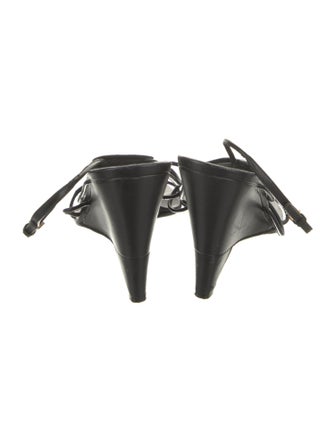 Prada Leather Slingback Sandals