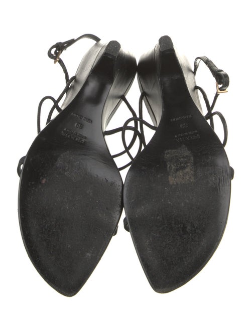 Prada Leather Slingback Sandals