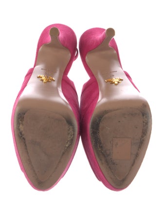 Prada Suede Slingback Pumps