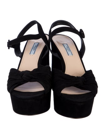 Prada Suede Sandals