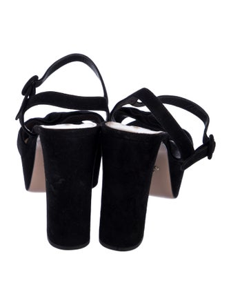 Prada Suede Sandals
