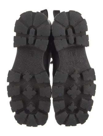 Prada Leather Combat Boots