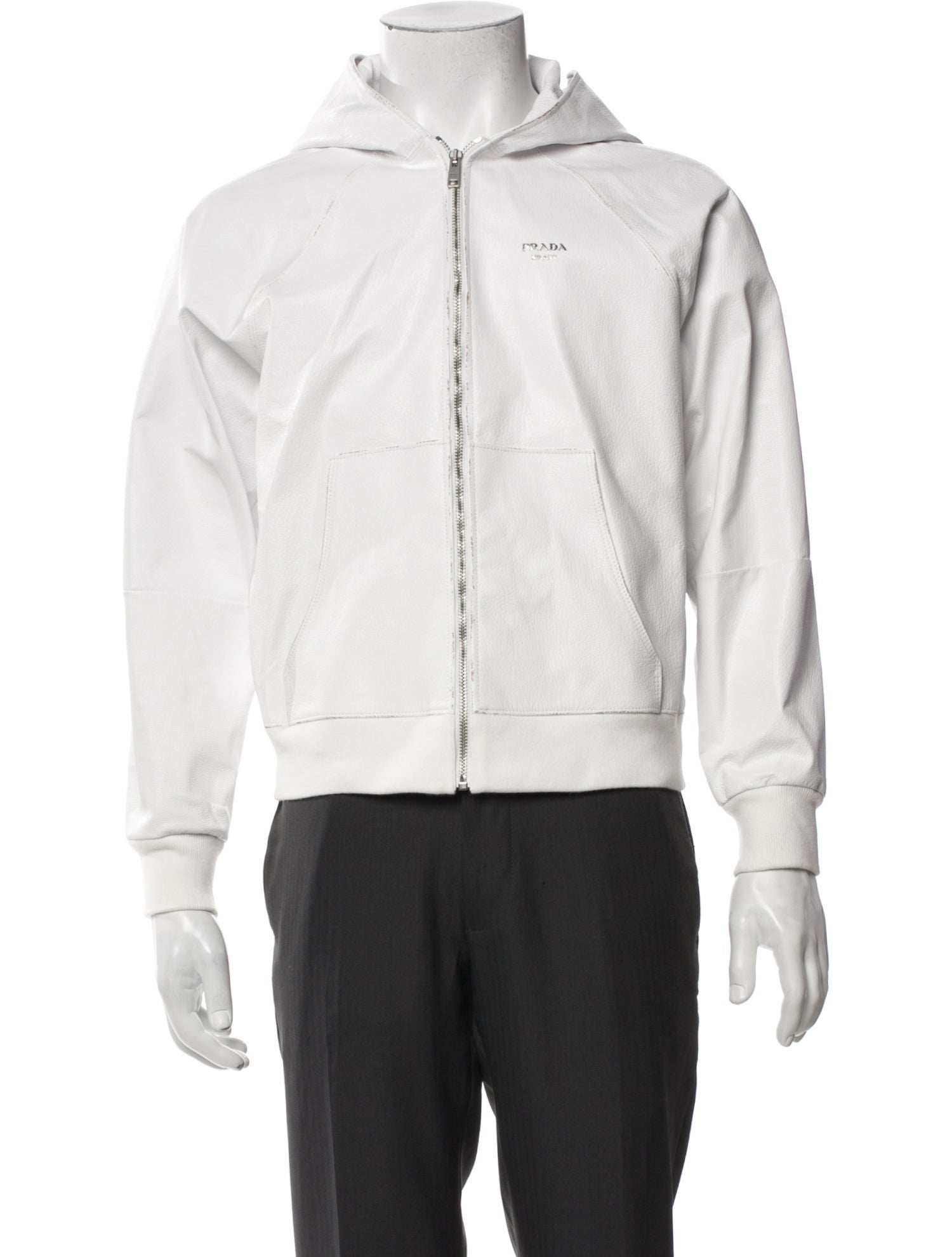 Prada 2024 Goat Leather Moto Jacket