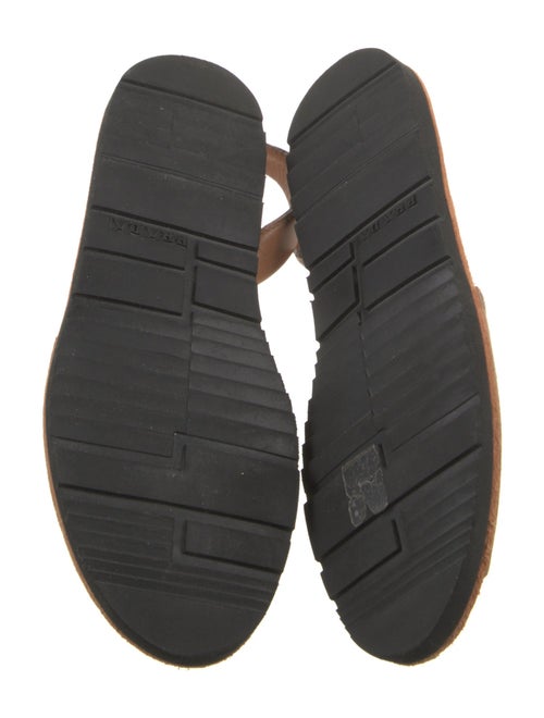 Prada Leather Slingback Sandals
