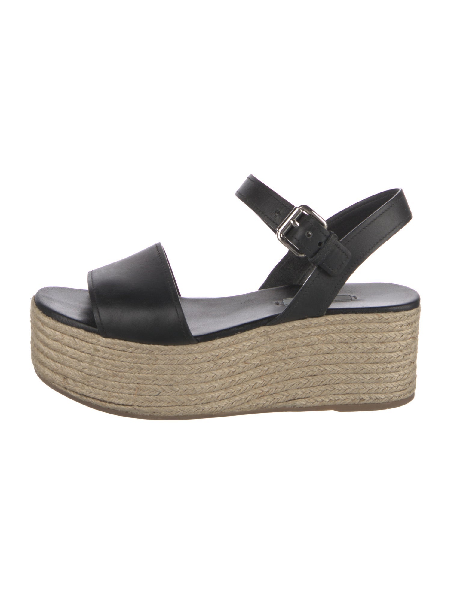 Prada Leather Espadrilles