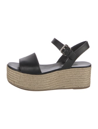 Prada Leather Espadrilles