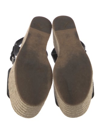 Prada Leather Espadrilles