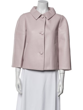 Prada 2016 Leather Evening Jacket