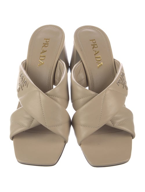 Prada Leather Slides