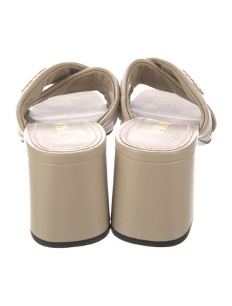 Prada Leather Slides