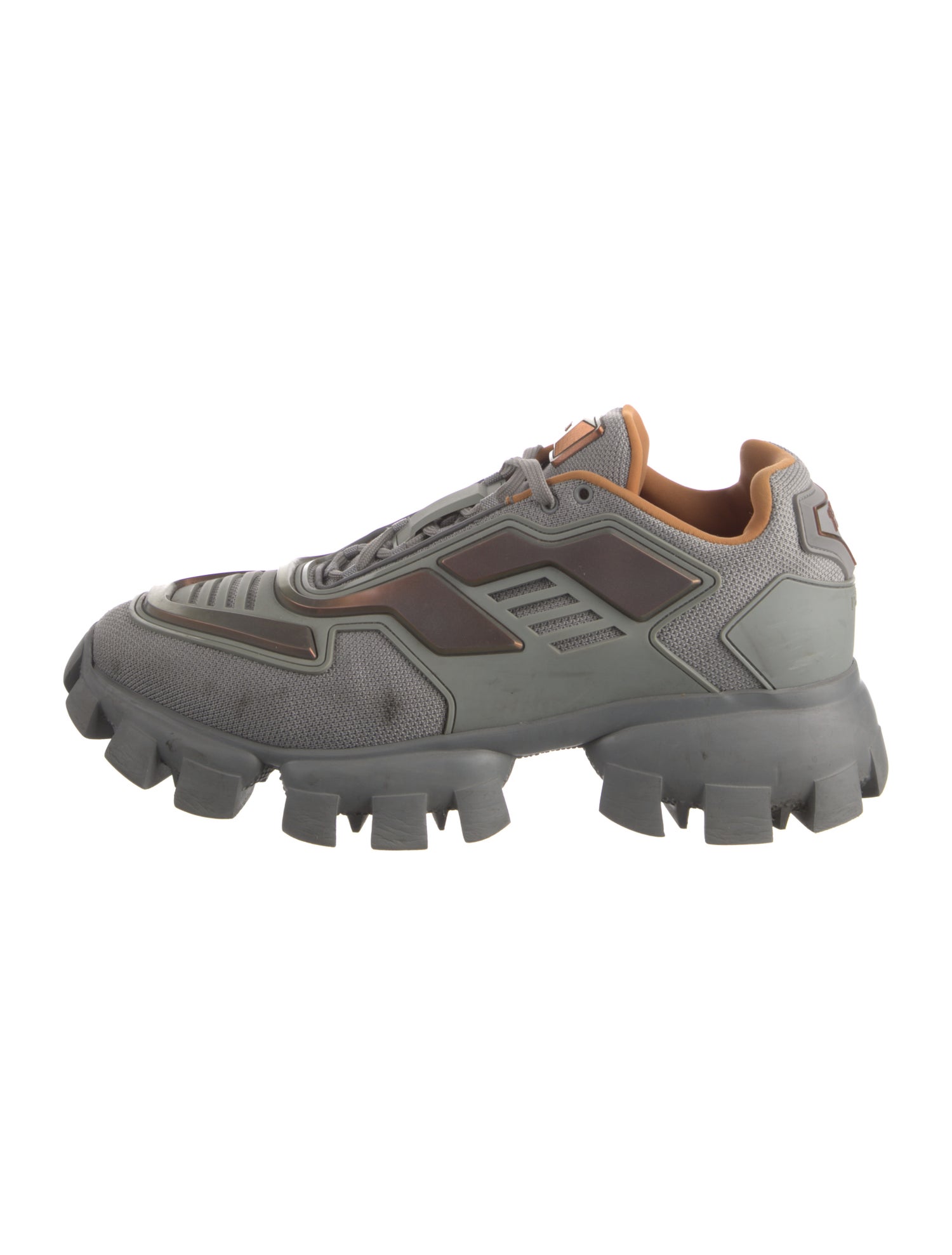 Prada Mesh Printed Chunky Sneakers