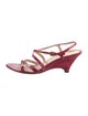 Prada Patent Leather Slingback Sandals