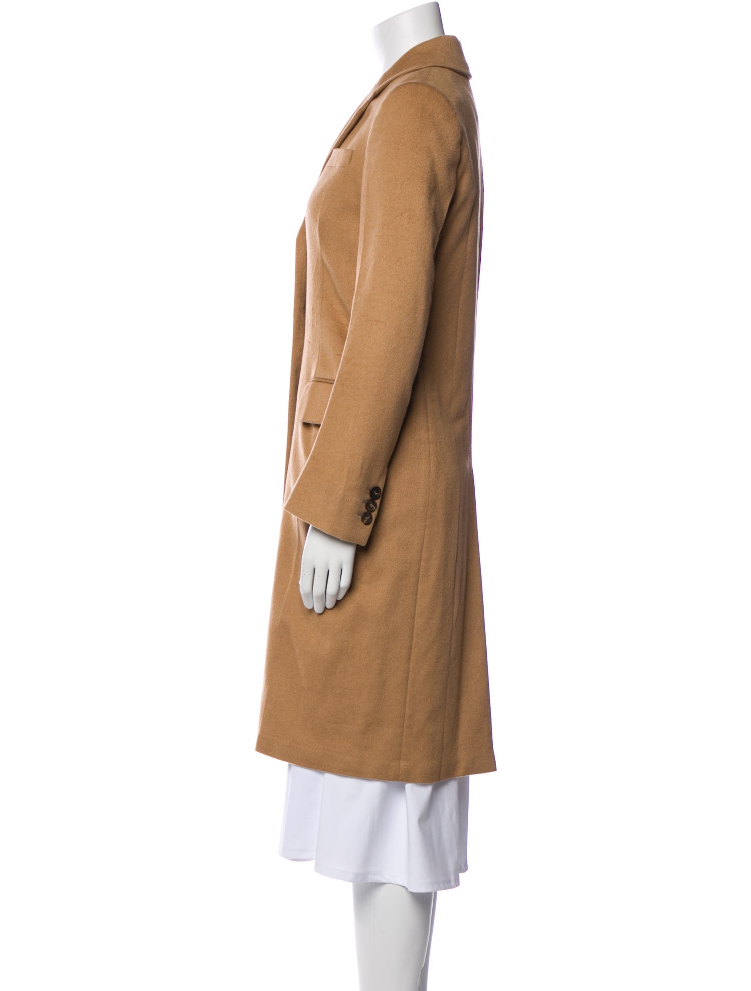 Prada 2016 Camel Leather Peacoat