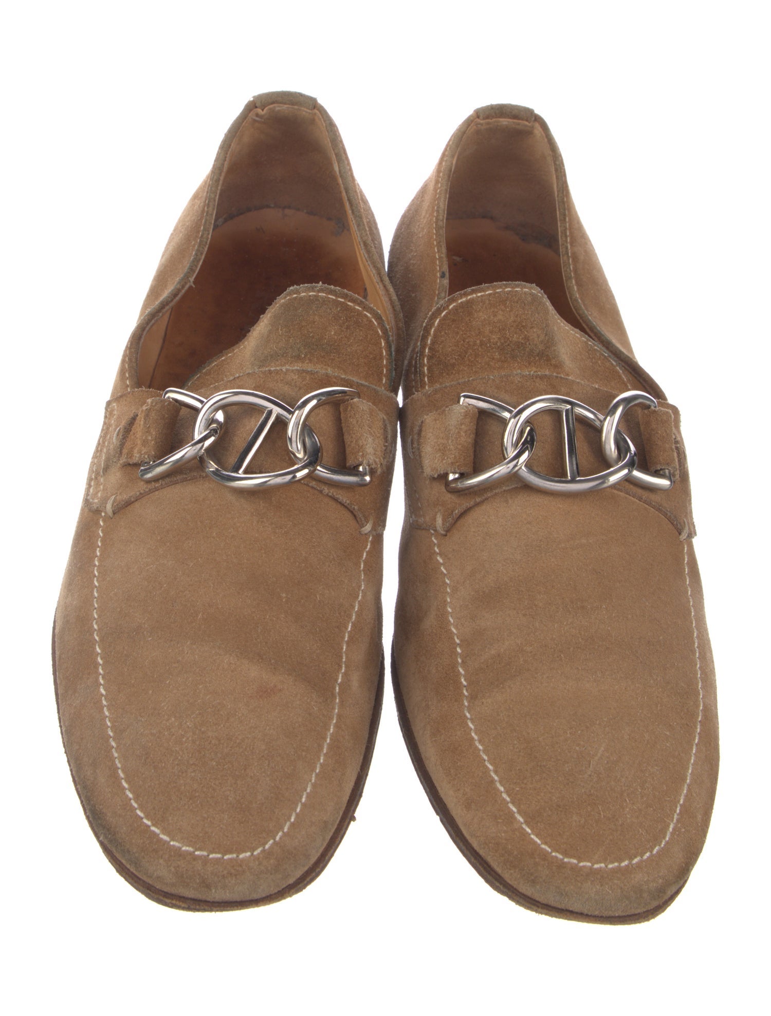 Vintage Suede Dress Loafers