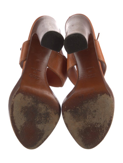 Prada Leather Slingback Sandals