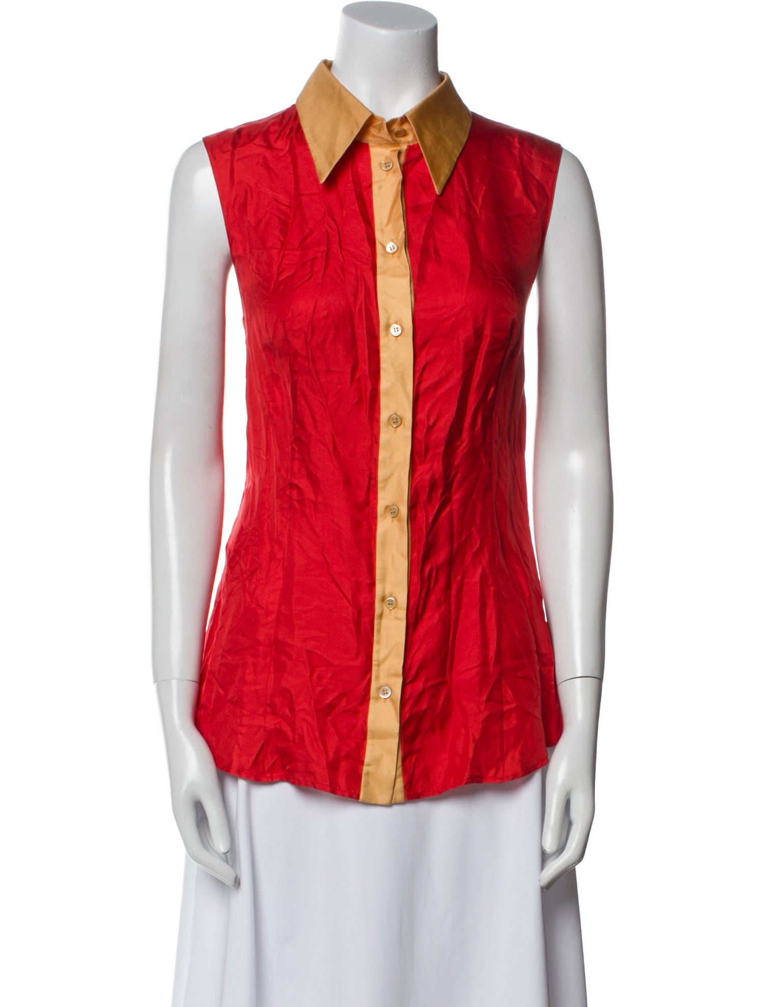 Prada Vintage 2010 Button-Up Top