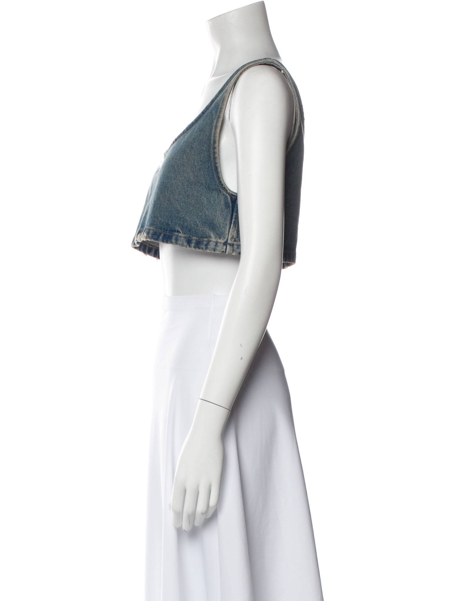 Prada 2023 Square Neckline Crop Top