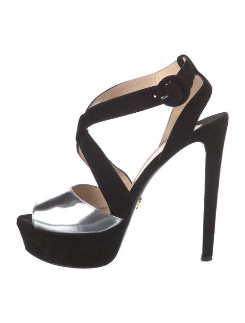 Prada Suede D'Orsay Pumps