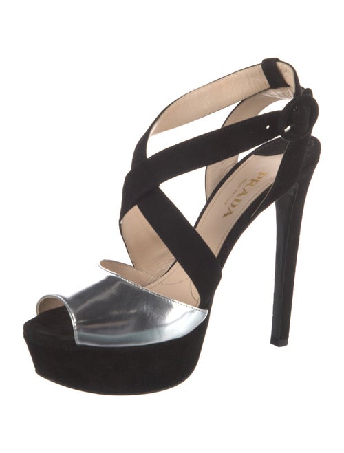 Prada Suede D'Orsay Pumps