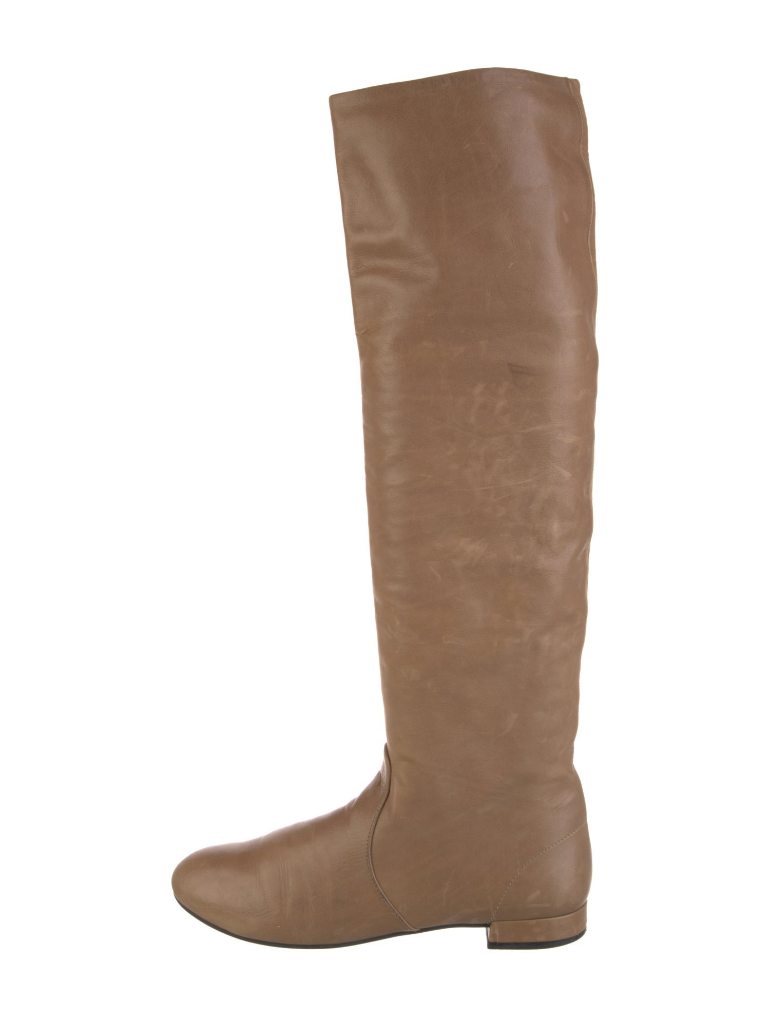 Prada Leather Riding Boots