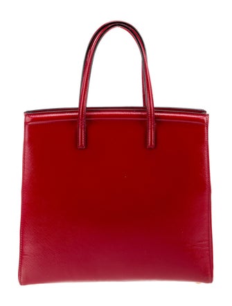 Prada Spazzolato Leather Top Handle Bag
