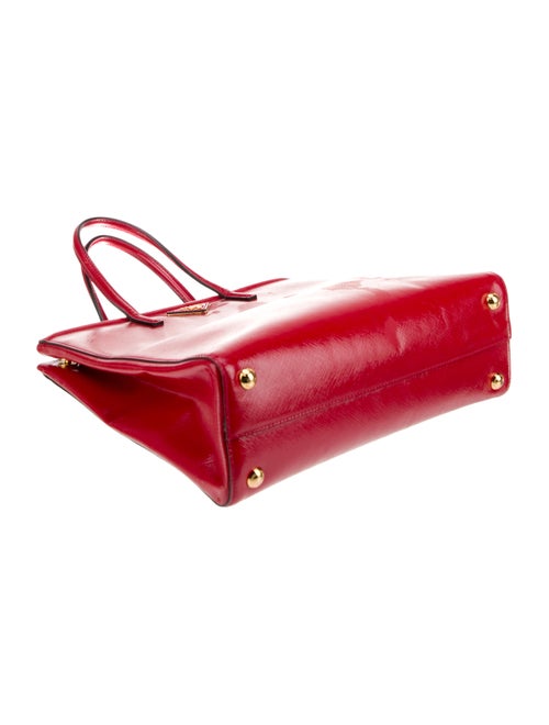 Prada Spazzolato Leather Top Handle Bag
