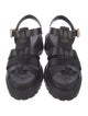 Prada Rubber Slingback Sandals