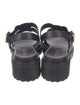 Prada Rubber Slingback Sandals