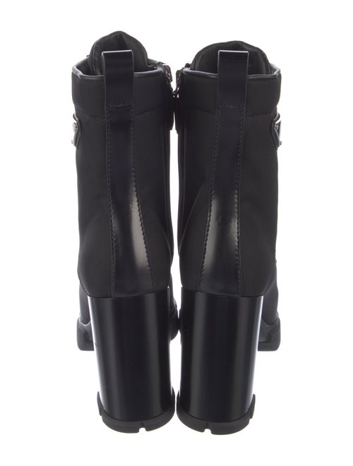 Prada Nylon Lace-Up Boots