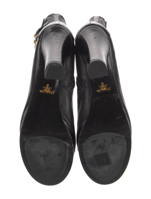Prada Leather Lace-Up Boots