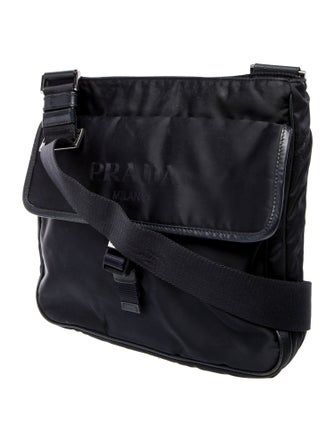 Prada Tessuto Nylon Messenger Bag