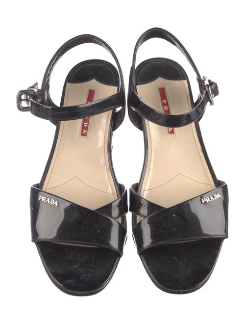 Prada Sport Patent Leather Sandals