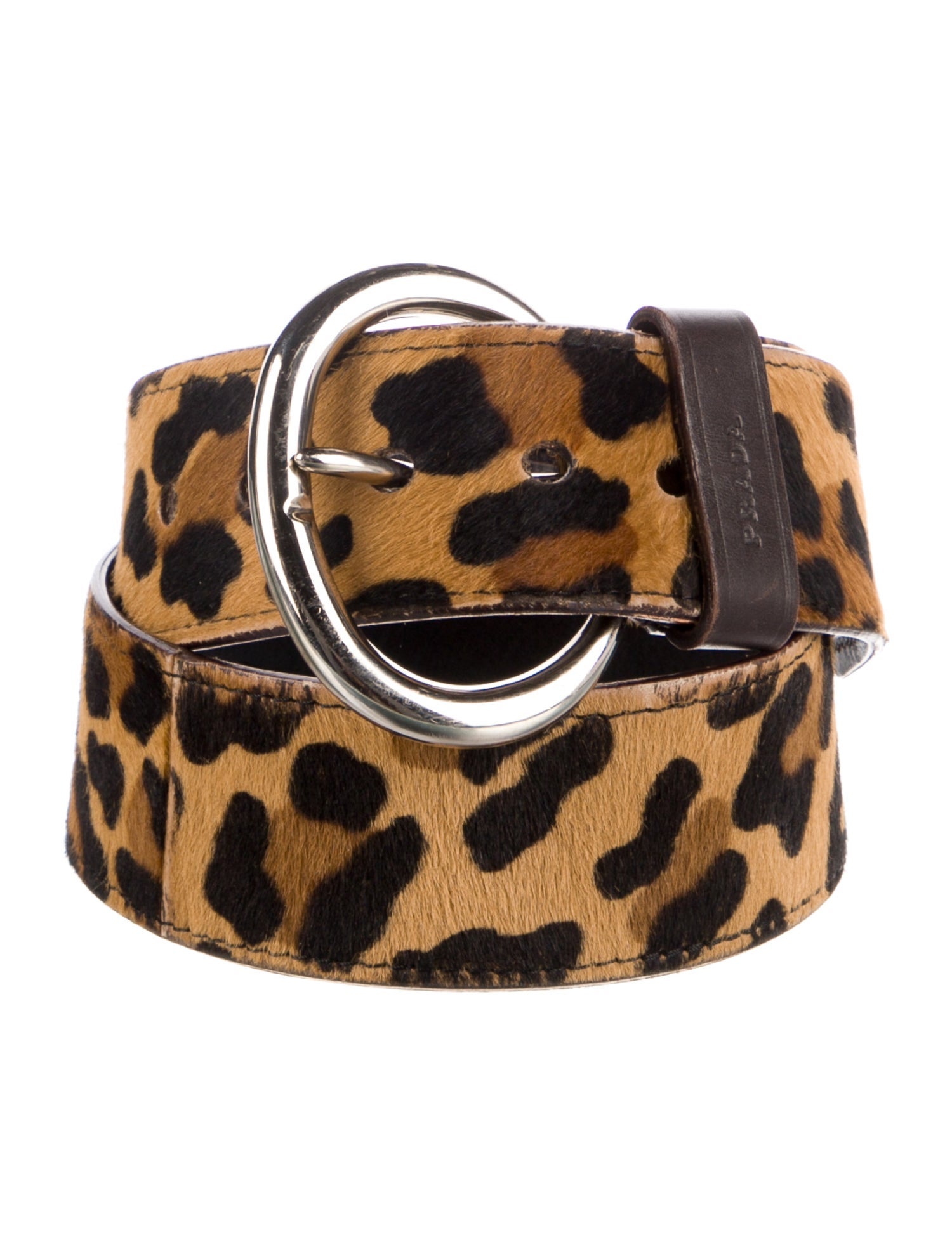 Prada Vintage Ponyhair Waist Belt