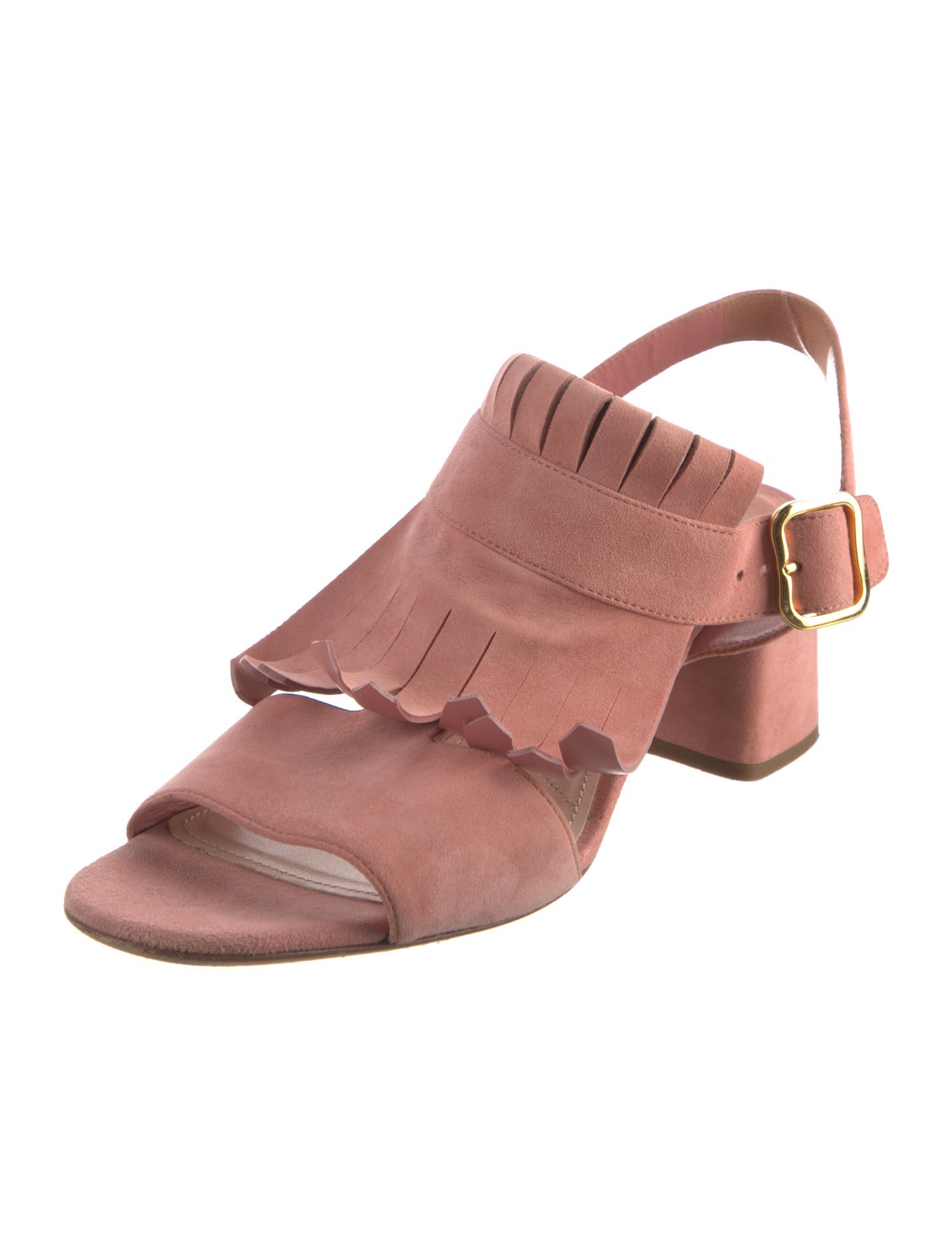 Prada Suede Slingback Sandals