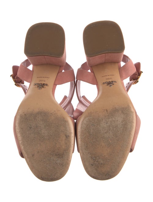 Prada Suede Slingback Sandals