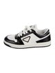 Prada Leather Colorblock Pattern Sneakers